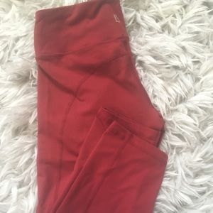 Buffbunny Red Capri Leggings